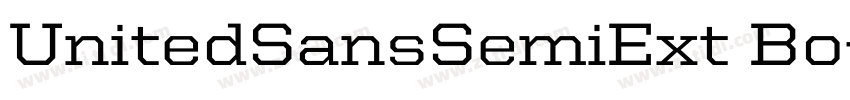 UnitedSansSemiExt Bo字体转换